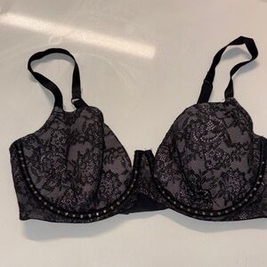 Victoria's Secret Black Lace Bra Y2K